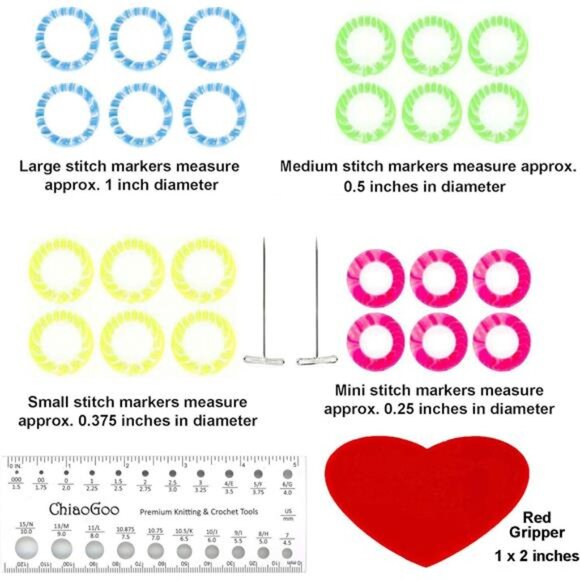 Twist Red Lace 5-Inch Complete 7500-C Interchangeable Circular - Picture 6 of 7